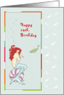 Birthday Mermaid for 14th year card