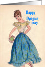 Dyngus Day, Retro, Polish Dancer card