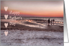 Father’s Day Sunset and Hearts card