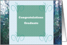 Graduation Coast Guard Basic Training, Blue and Teal. card