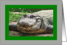 Birthday Crocodile with Smile card