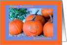 Halloween Card for Grandchildren with Smiling Pumpkin card