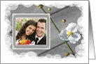 Wedding Announcement Card, Add your own Photograph. card