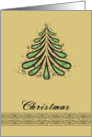 Christmas Card with Christmas Tree card