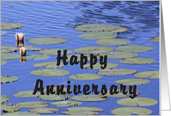 Wedding Anniversary for Granddaughter & Her Husband card