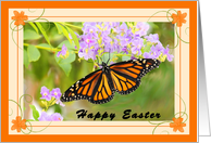 Easter Card with Monarch Butterfly card