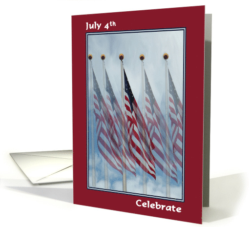 July 4th with Five Flags card (1044509)