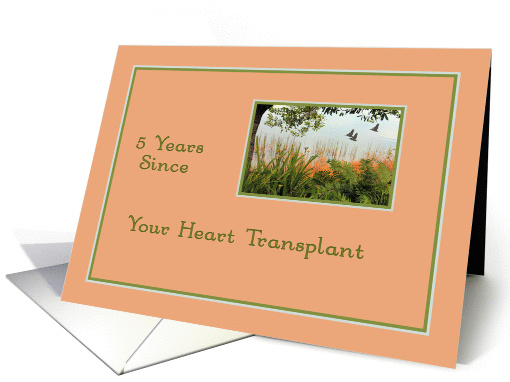 Heart Transplant, Fifth Year Anniversary card (1107742)