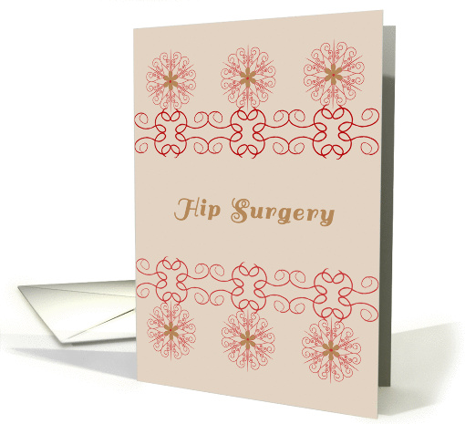 Hip Replacement Surgery Get Well Card, Digital Design card (1120128)