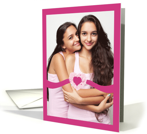 Wedding Congratulations, Lesbian Marriage, Add Photo card (1134850)