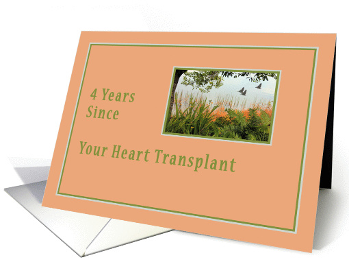 Fourth Anniversary of Heart Transplant card (1149884)