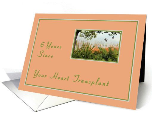 Sixth Anniversary of Heart Transplant card (1150784)