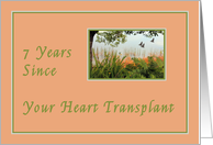 Seventh Anniversary of Heart Transplant card