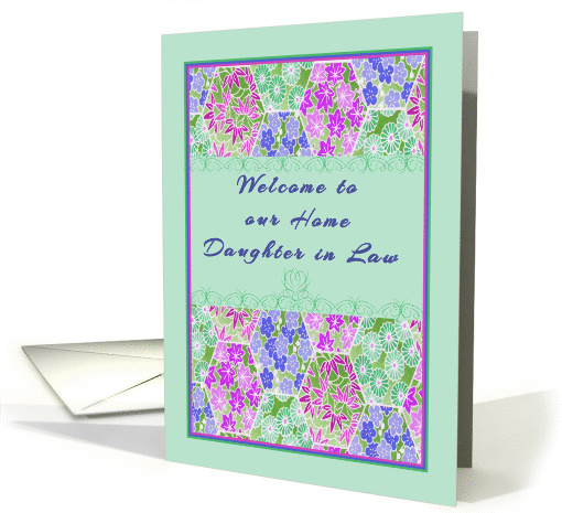 Welcome to our Home, Daughter in Law card (1169478)