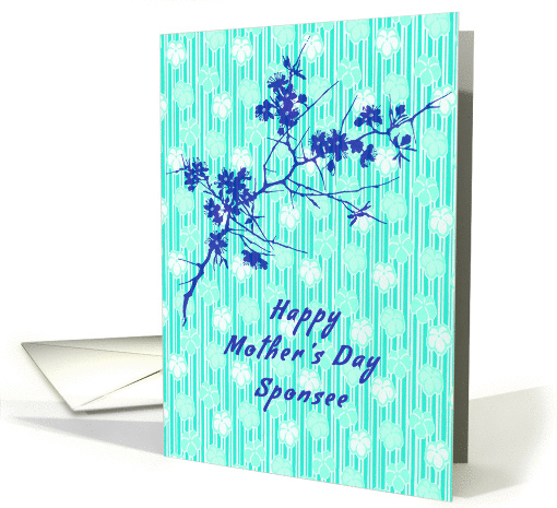 Mother's Day for Sponsee with Flowers card (1185678)