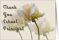 Thank You for School Principal card