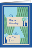 Birthday for Boss card