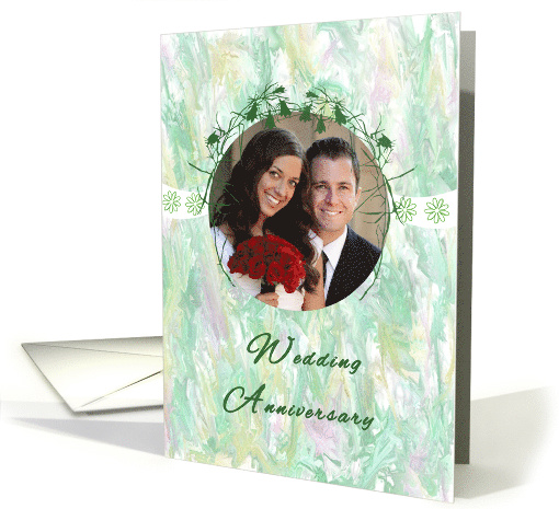 Wedding Anniversary add Your own Photo card (1292876)