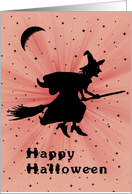 Halloween Witch card...
