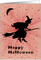 Halloween Witch card for Cousin card