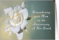 Death Anniversary for Mum card