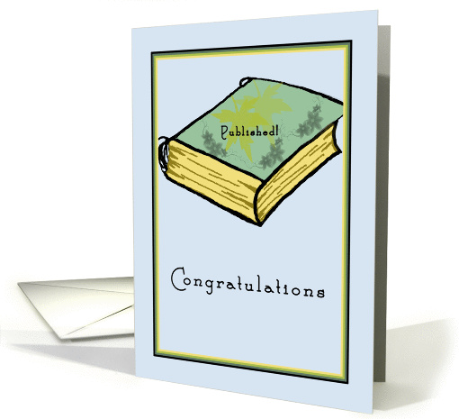 Congratulations for Getting Published card (1319314)