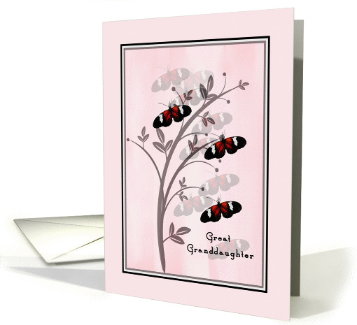 Birthday for Great Granddaughter 21st card (1319630)