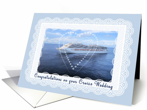 Cruise Ship Wedding Congratulations card (1363908)
