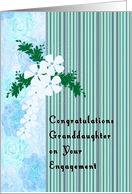 Granddaughter Engagement Congratulations card