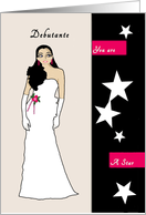 Congratulations Debutante card