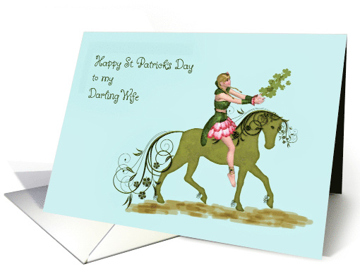 St. Patrick's Day for Wife card (1423390)