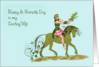 St. Patrick’s Day for Wife card