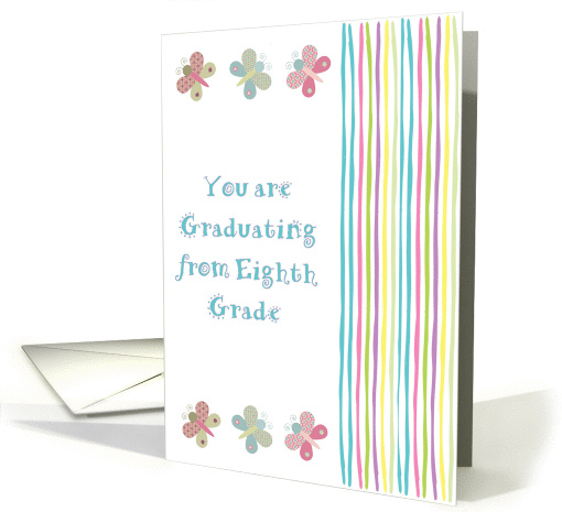 Congratulations on 8th Grade Graduation card (1433072)