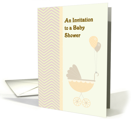 Invitation to a Baby Shower for Daughter in Pale Yellow card (1439446)