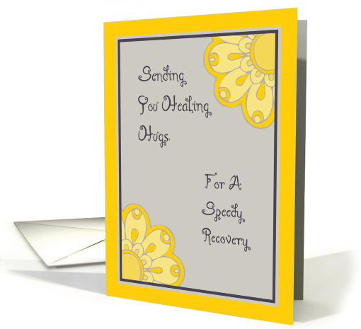 Knee Replacement Surgery Sunny Flowers card (1456840)