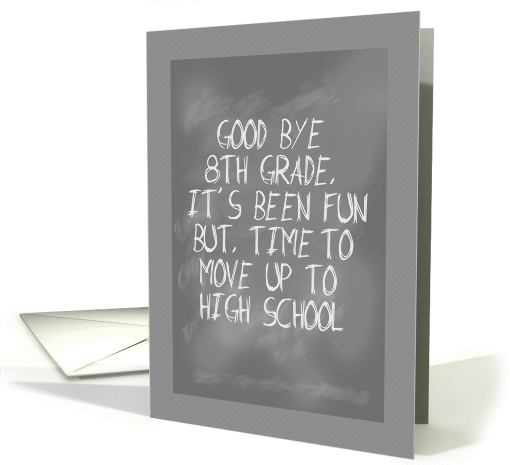 8th Grade Graduation Slate card (1463912)