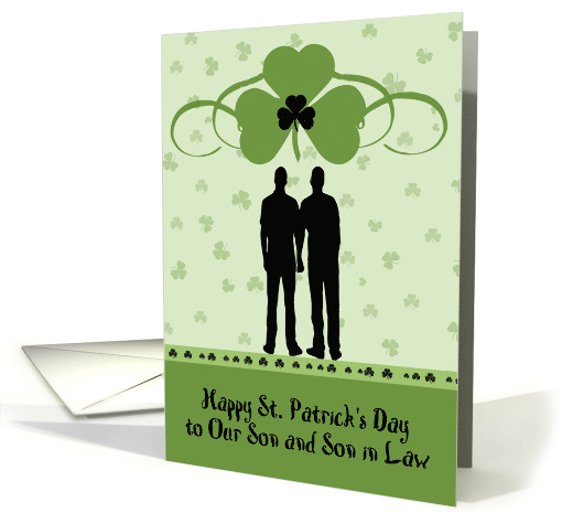 St. Patrick's Day for Son and Son in Law card (1487946)