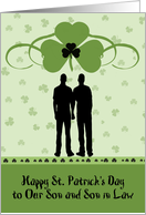 St. Patrick’s Day for Son and Son in Law card