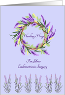 Endometriosis Surgery Speedy Recovery Lavender card