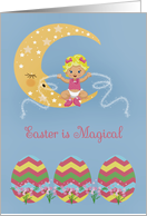 Easter is Magical Daughter’s First Easter to Parent card