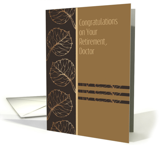 Retirement Congratulations for a Doctor card (1507296)