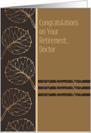 Retirement Congratulations for a Doctor card