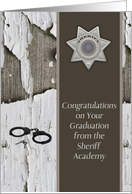 Graduation from the Sheriff Academy card