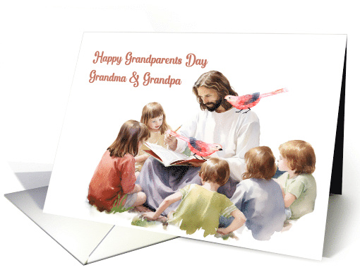 Religious with Jesus and Kids card (1864734)