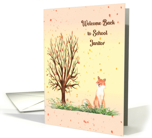 Welcome Back Janitor card (1866346)