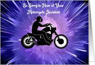 Get Well Card for Motorcycle Accident card