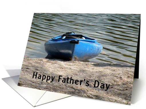 Happy Father's Day Kayak card (417895)