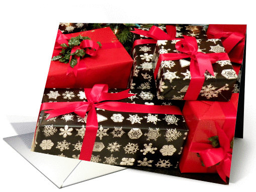 Christmas, Presents, Gifts, Teacher card (424443)