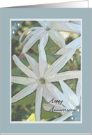 Happy Anniversary Artsy Flowers card