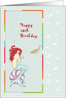 Birthday Mermaid for 12 Yr Old card